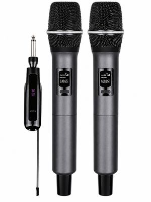 2.4G wireless microphone, one to two wireless microphone