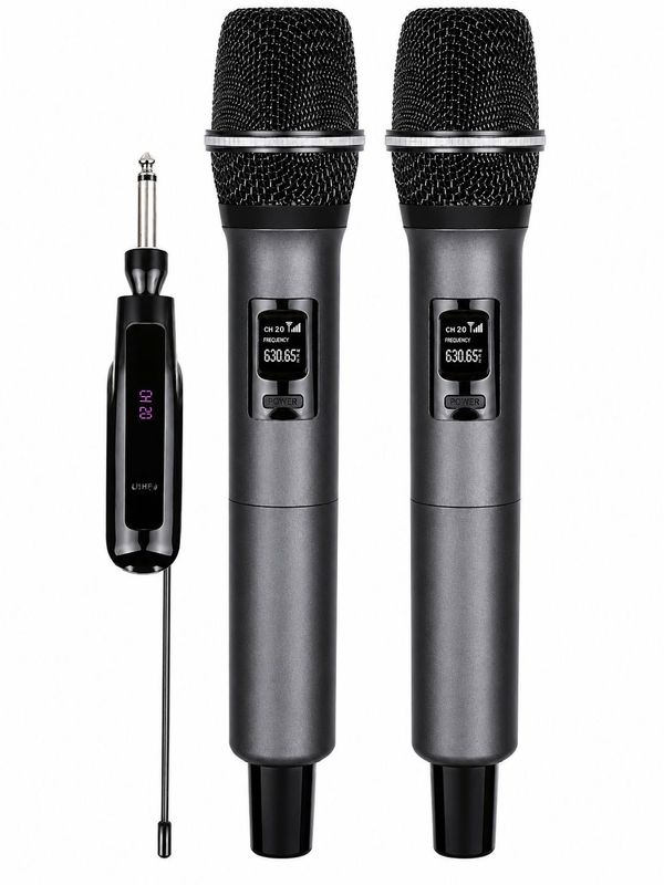 2.4G wireless microphone, one to two wireless microphone