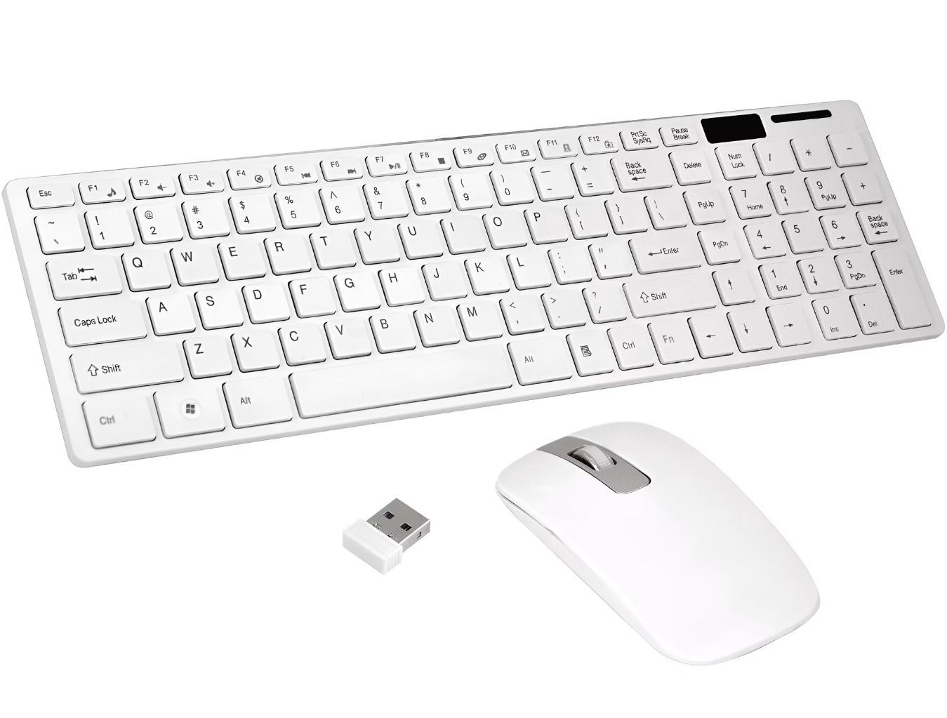K06 ultra-thin wireless keyboard and mouse set (White)