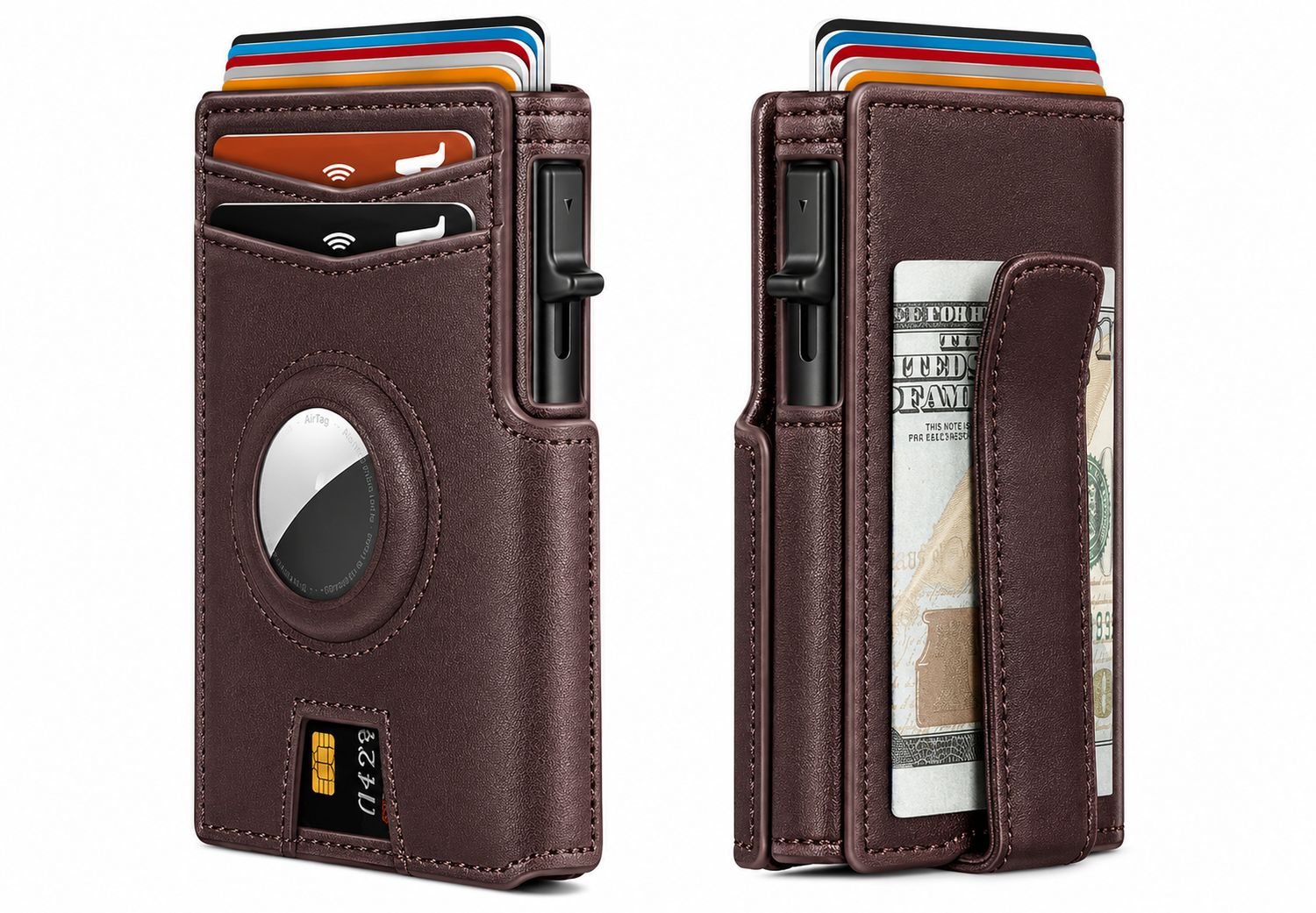 Anti theft multifunctional ultra-thin card bag