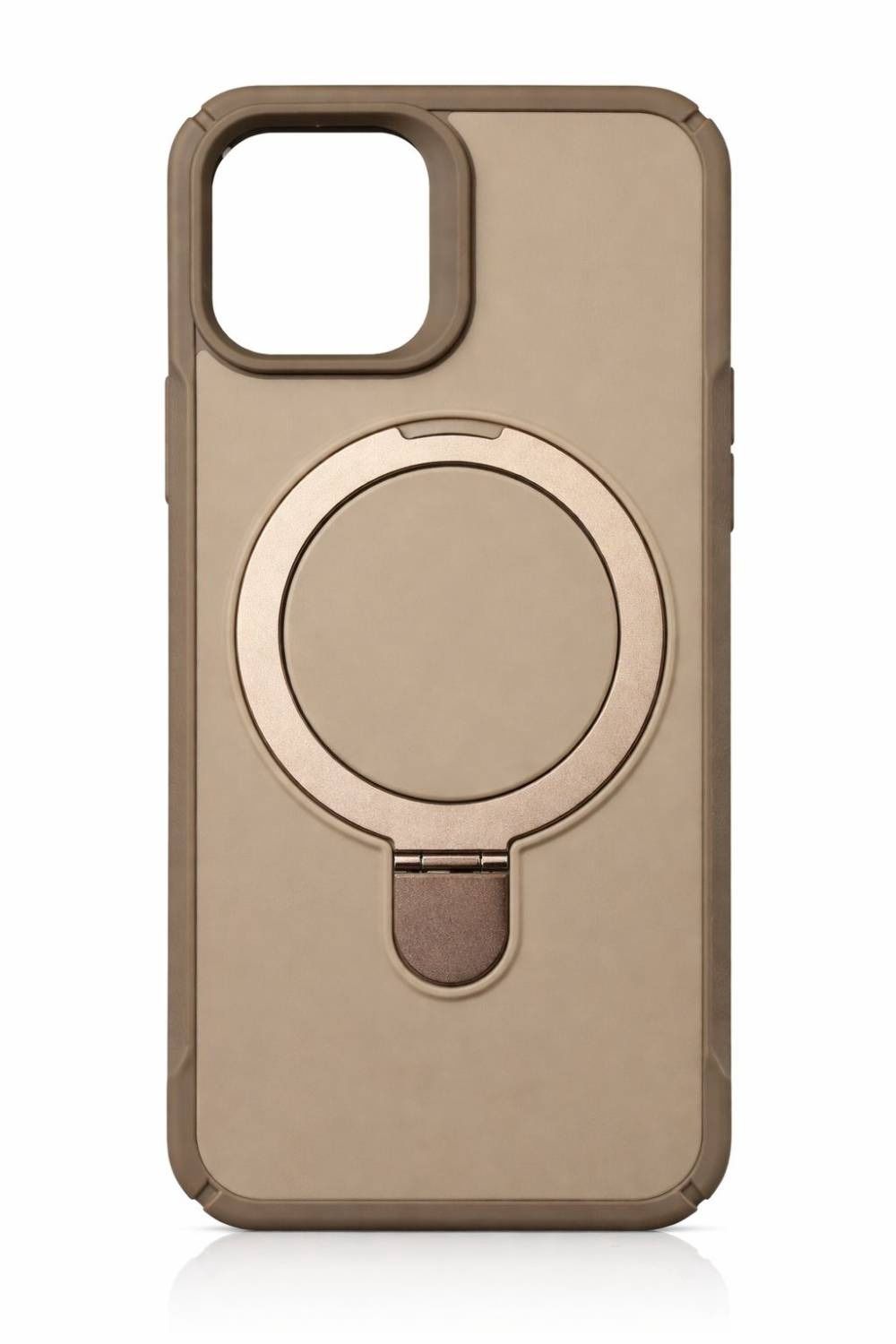 JS Magnetic Kickstand Case for Iphone 16- Khakee