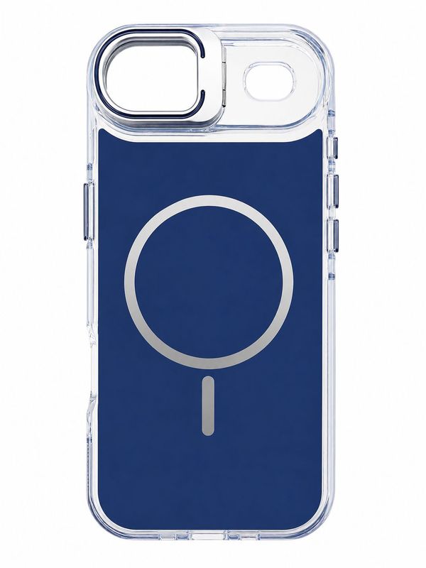 Macaron Magnetic Phone Case with Camera Kickstand for Iphone 17 Air -Blue