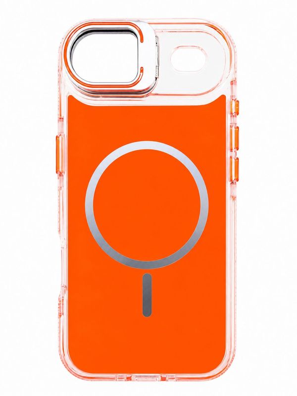 Macaron Magnetic Phone Case with Camera Kickstand for Iphone 17 Air -Orange
