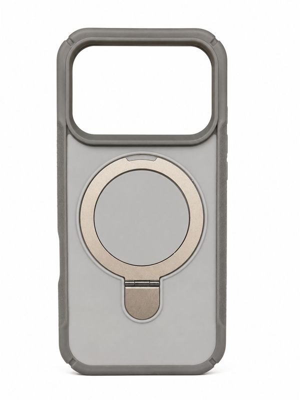JS Magnetic Kickstand Case for Iphone 17 Pro Max-Khakee