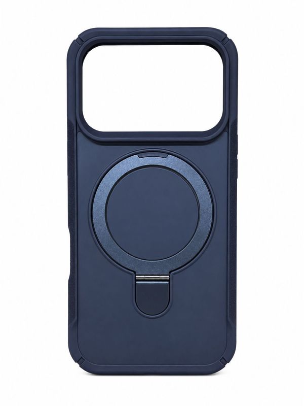 JS Magnetic Kickstand Case for Iphone 17 Pro Max-Midnight Blue