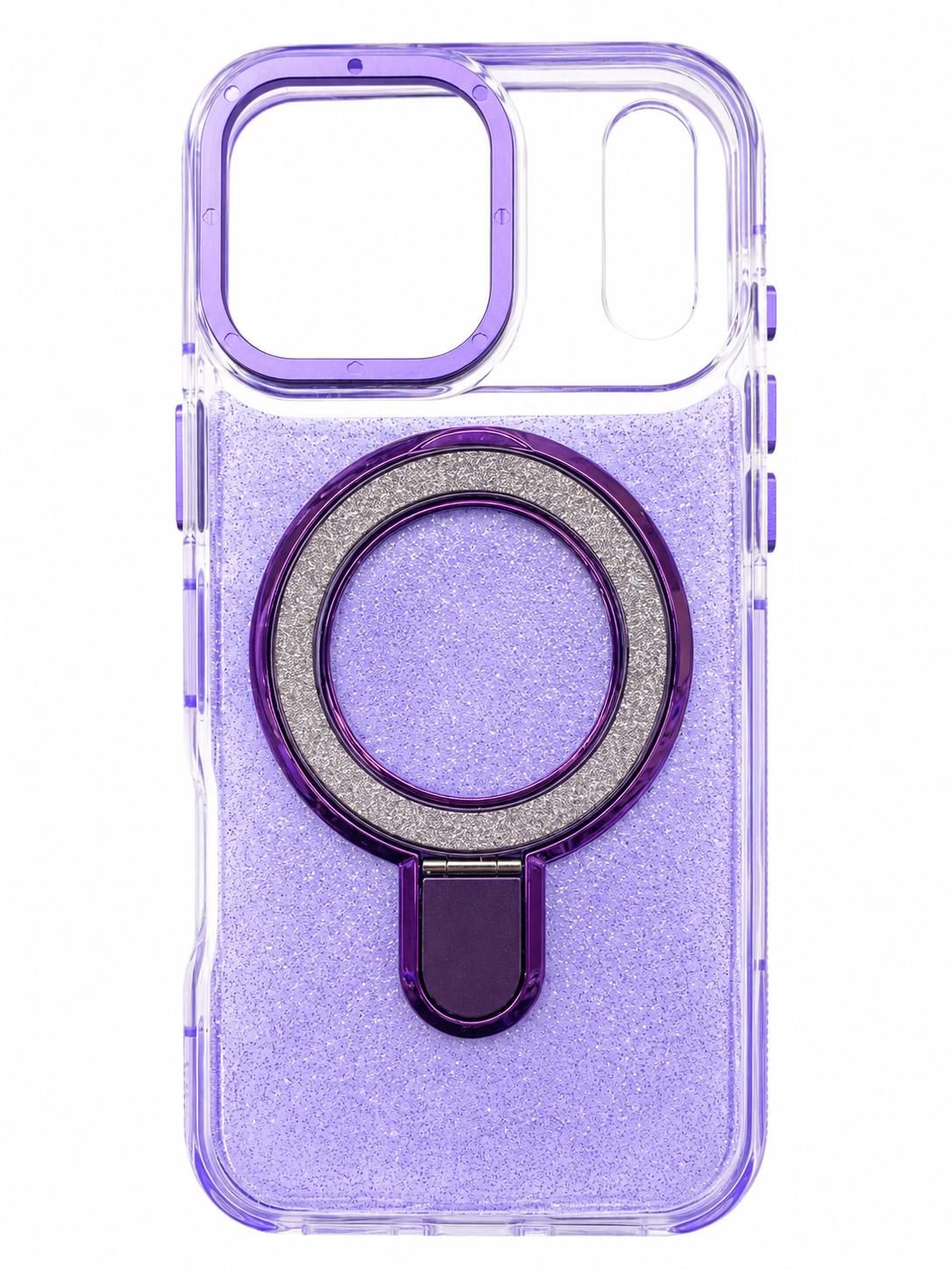XC-Glitter Magnetic kickstand -Iphone17 Pro Max- Purple
