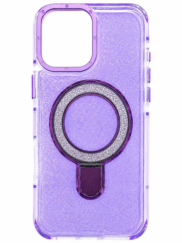 XC-Glitter Magnetic kickstand -Iphone 13 Pro Max - Purple