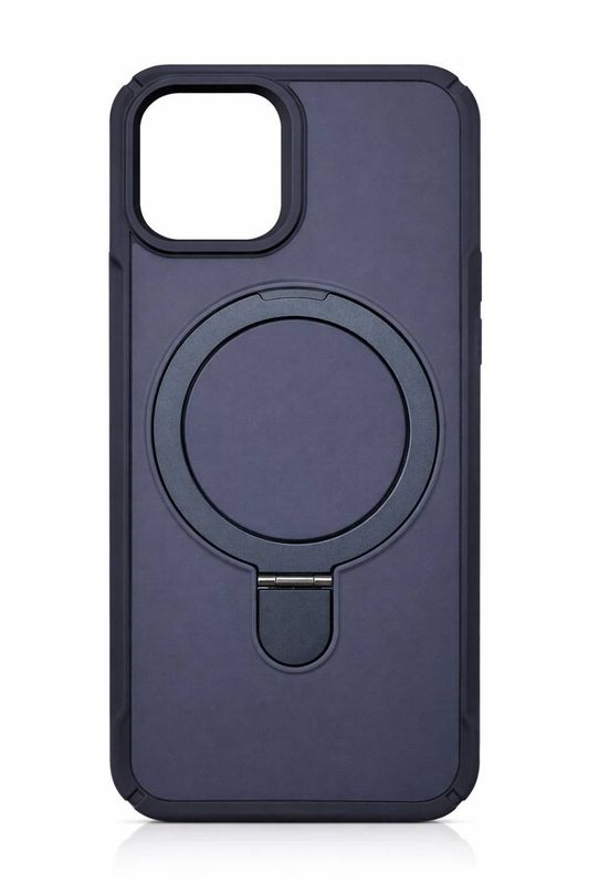 JS Magnetic Kickstand Case for Iphone 14 Pro Max- Midnight Blue