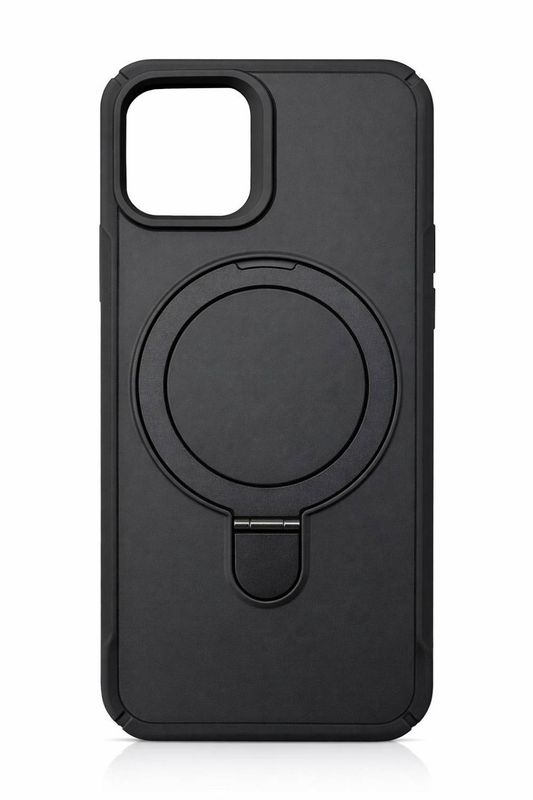 JS Magnetic Kickstand Case for Iphone 14 Pro Max- Black