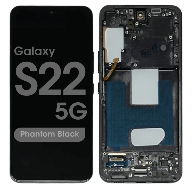 SAMSUNG S22 5G LCD (120HZ SOFT) WITH FRAME BLACK