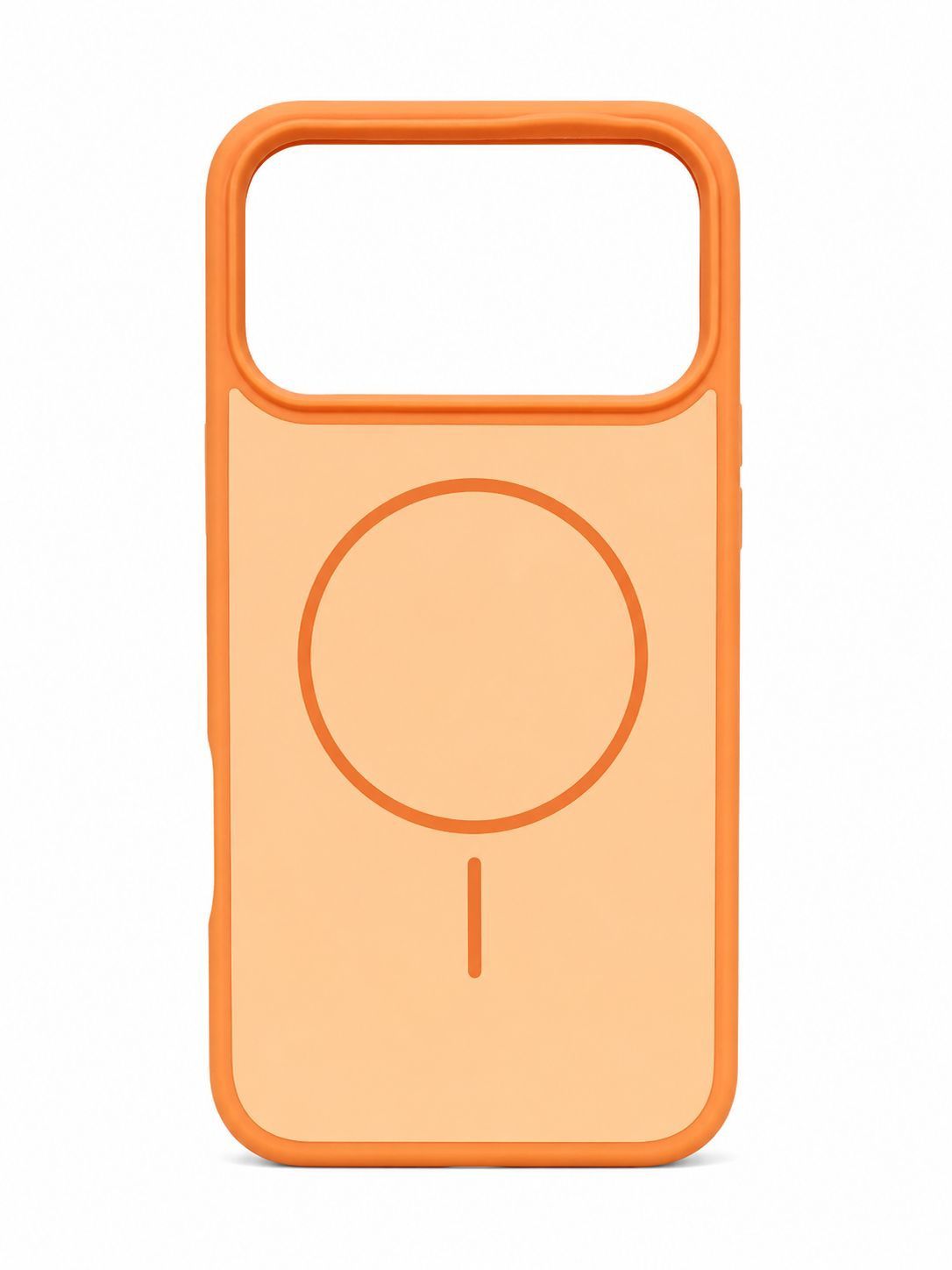Two Tone Slim Magsafe Compatible Case for Iphone 17 Pro Max- Orange