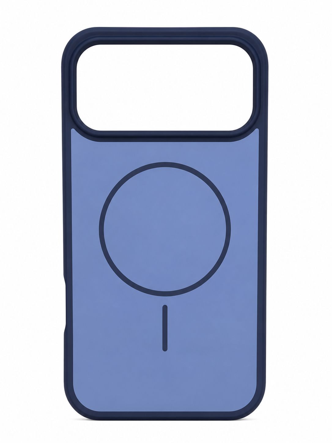Two Tone Slim Magsafe Compatible Case for Iphone 17 Pro Max- Blue
