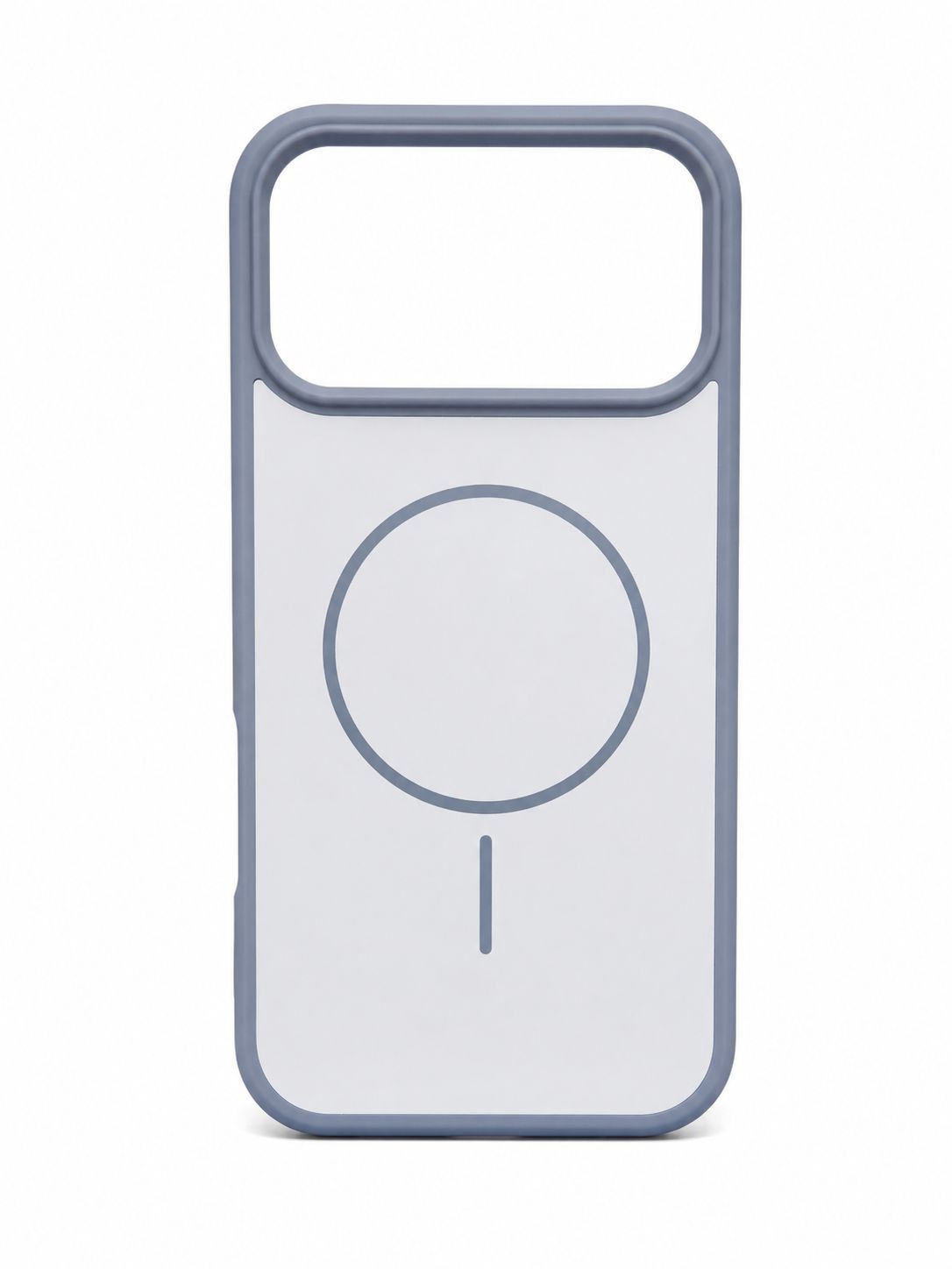 Two Tone Slim Magsafe Compatible Case for Iphone 17 Pro- White