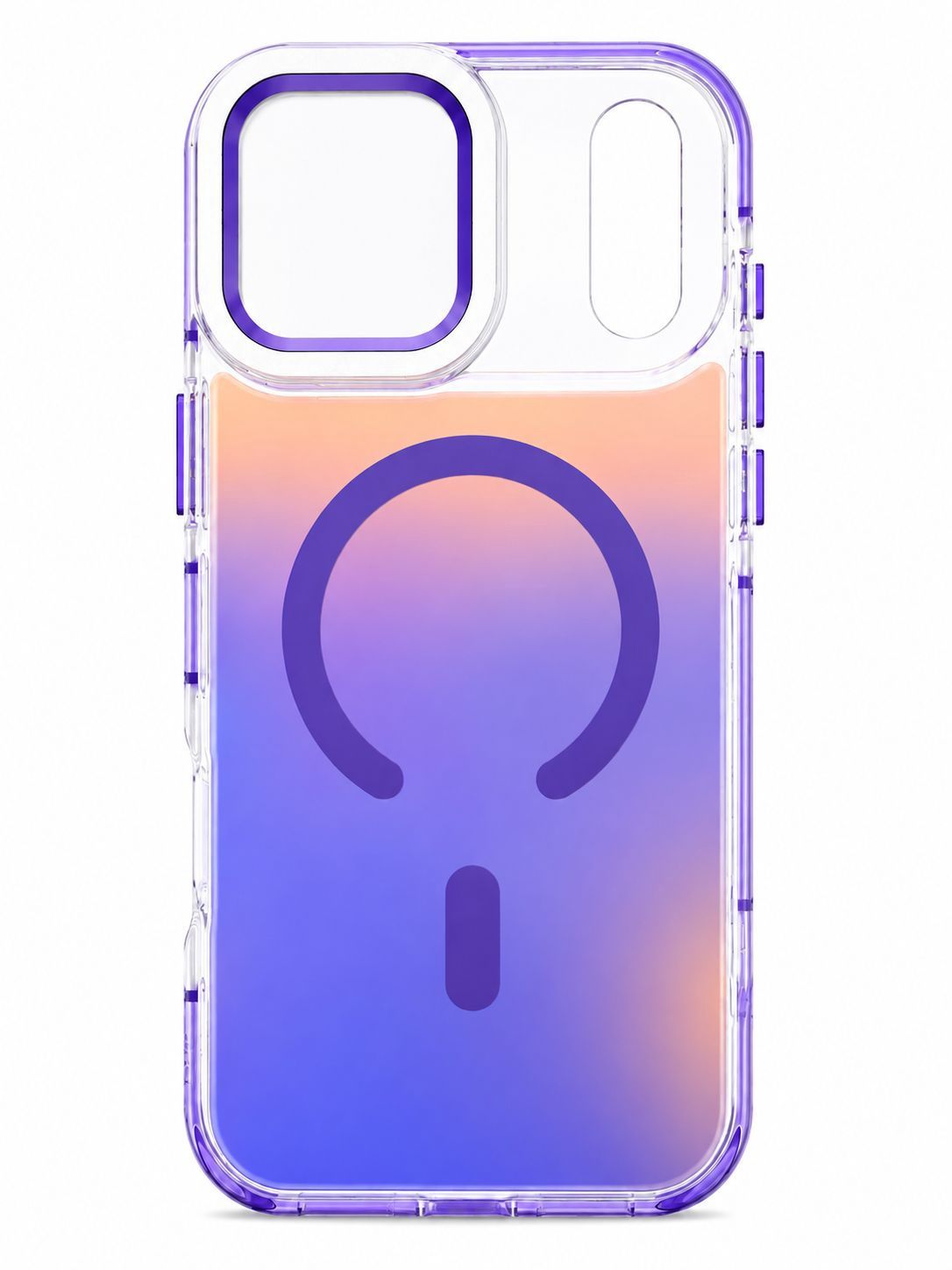 XC-Skin Magsafe Camera Lens Protector Kickstand Case for Iphone 17 Pro-Purple