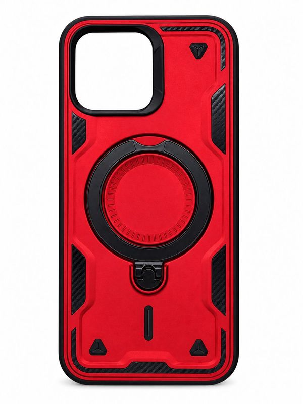 iPhone 16 PRO MAX Sky 360 Magnetic Kickstand Case - Red