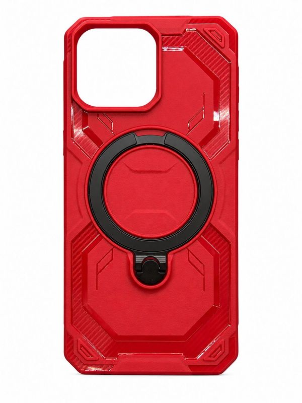 Amor Kickstand Case for Iphone 16 Pro Max-Red