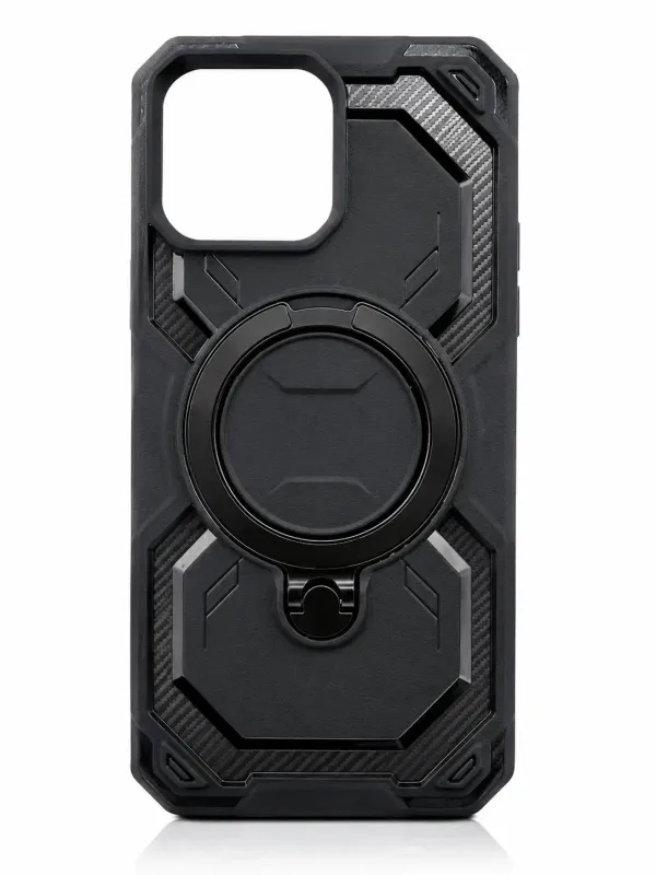 Amor Kickstand Case for Iphone 16 Pro Max-Black