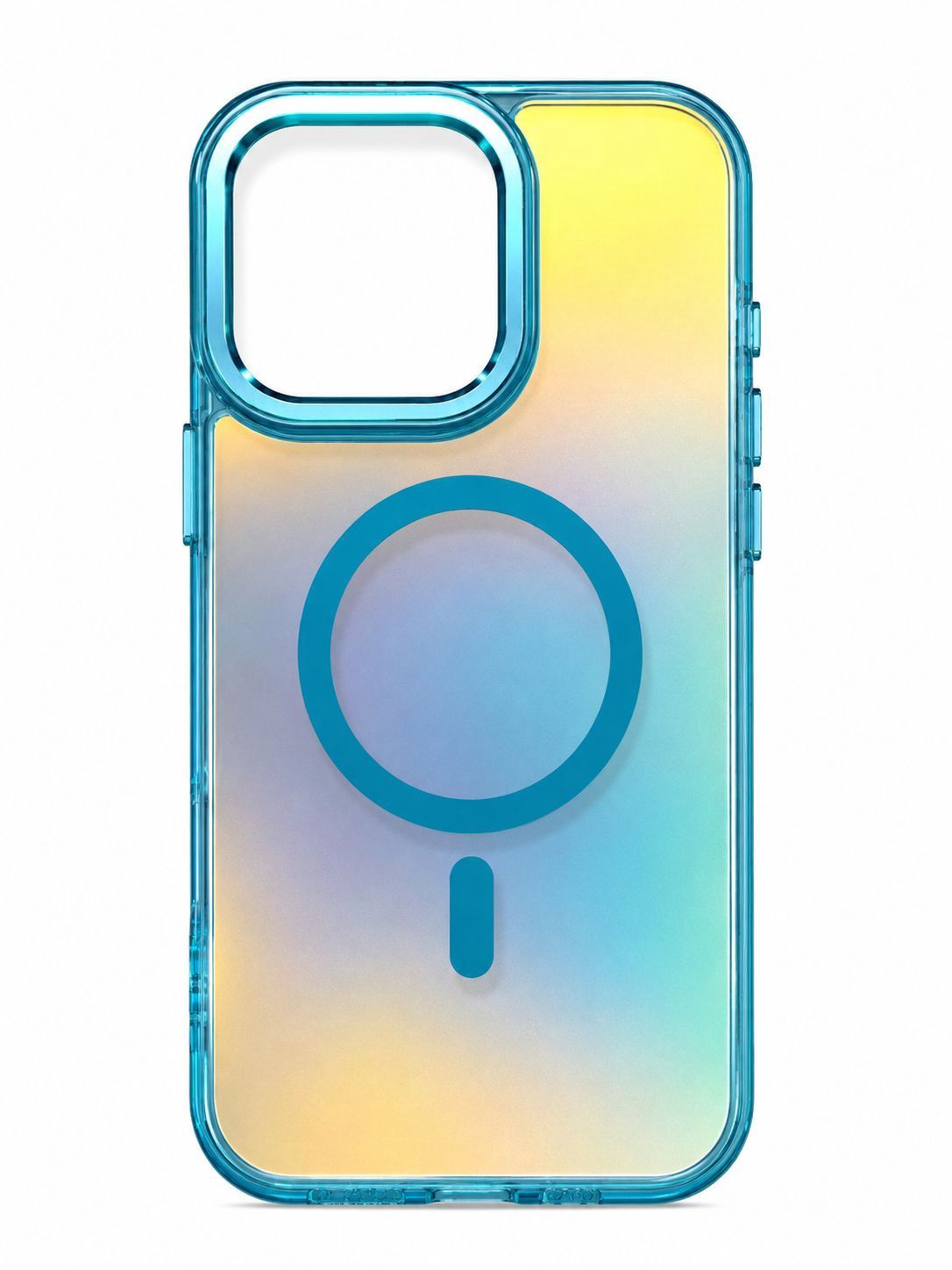 LY Rainbow Magsafe Compatible Case for Iphone 16 Pro Max- Blue