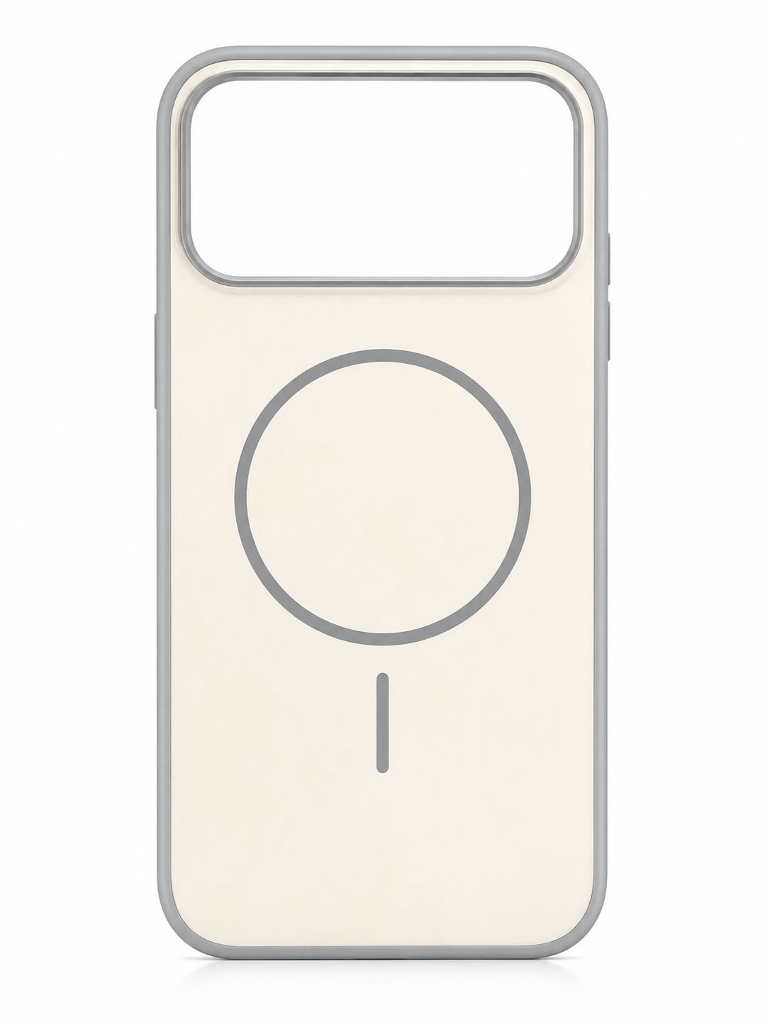 Sky Colorful Magsafe Case for Iphone 16 Pro Max- Ash Gray