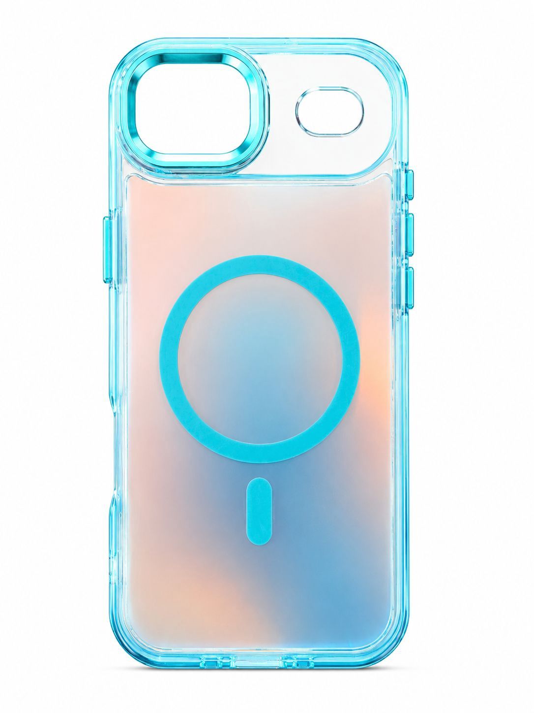 LY-Rainbow Magsafe with lens branket for Iphone 17 Air - Blue