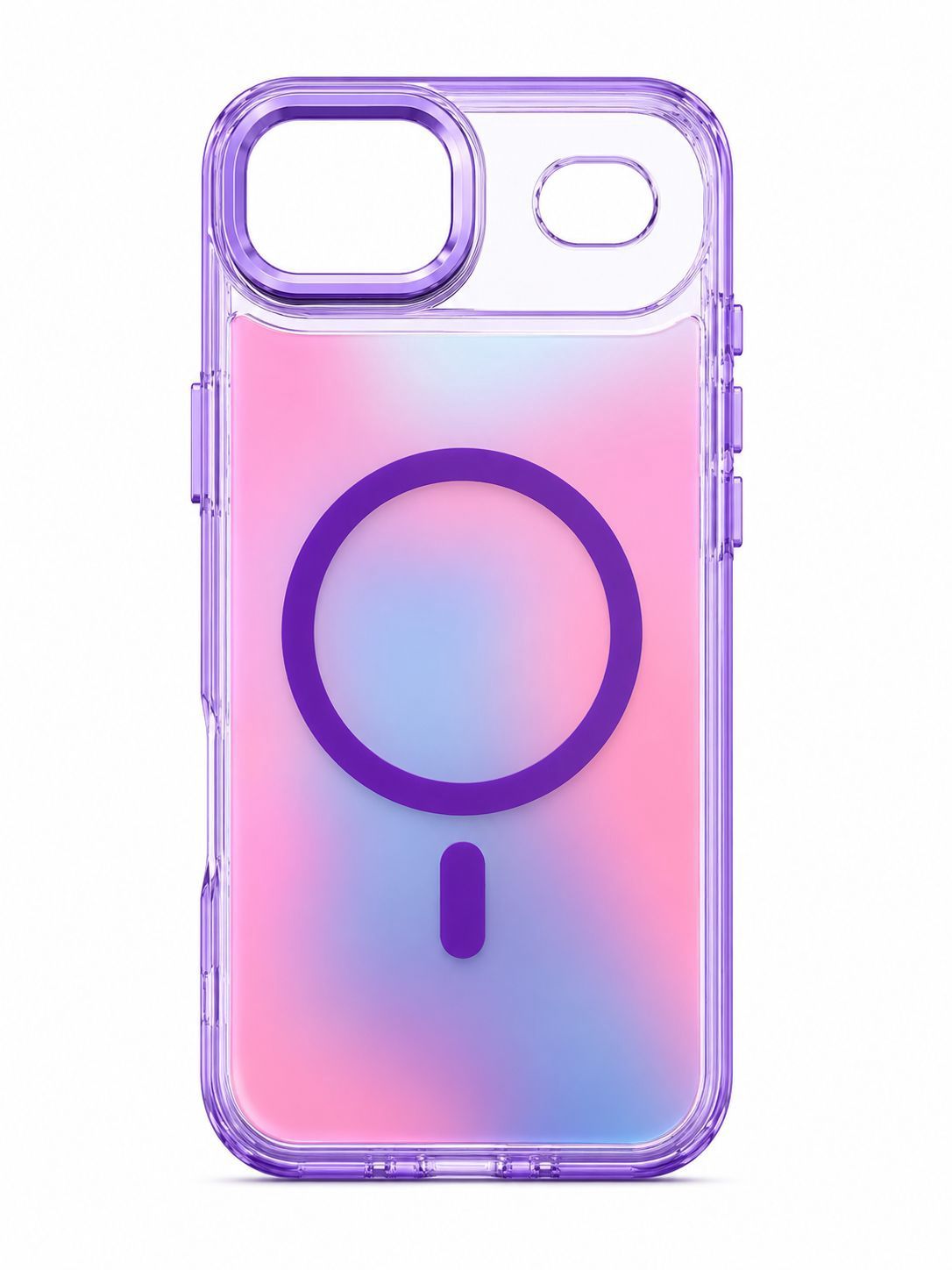 LY-Rainbow Magsafe with lens branket for Iphone 17 Air - Purple