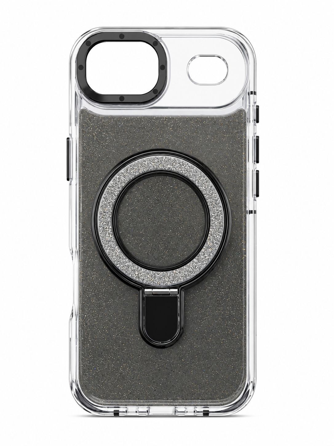 XC-Glitter Magnetic kickstand for Iphone 17 Air - Black