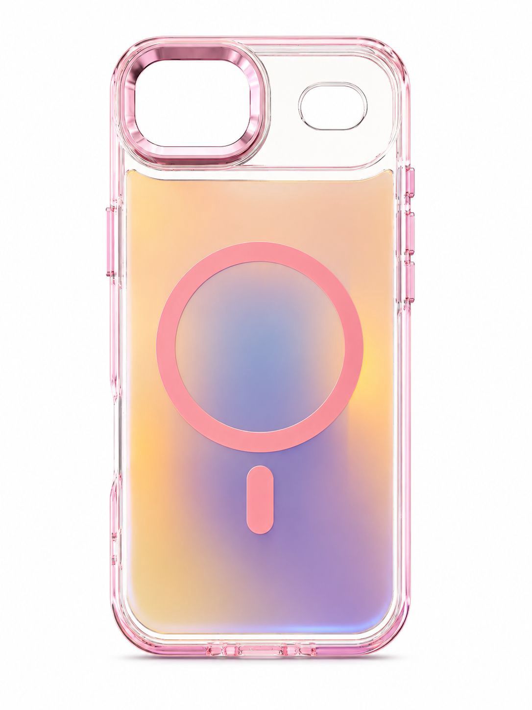 LY-Rainbow Magsafe with lens branket for Iphone 17 Air - Pink