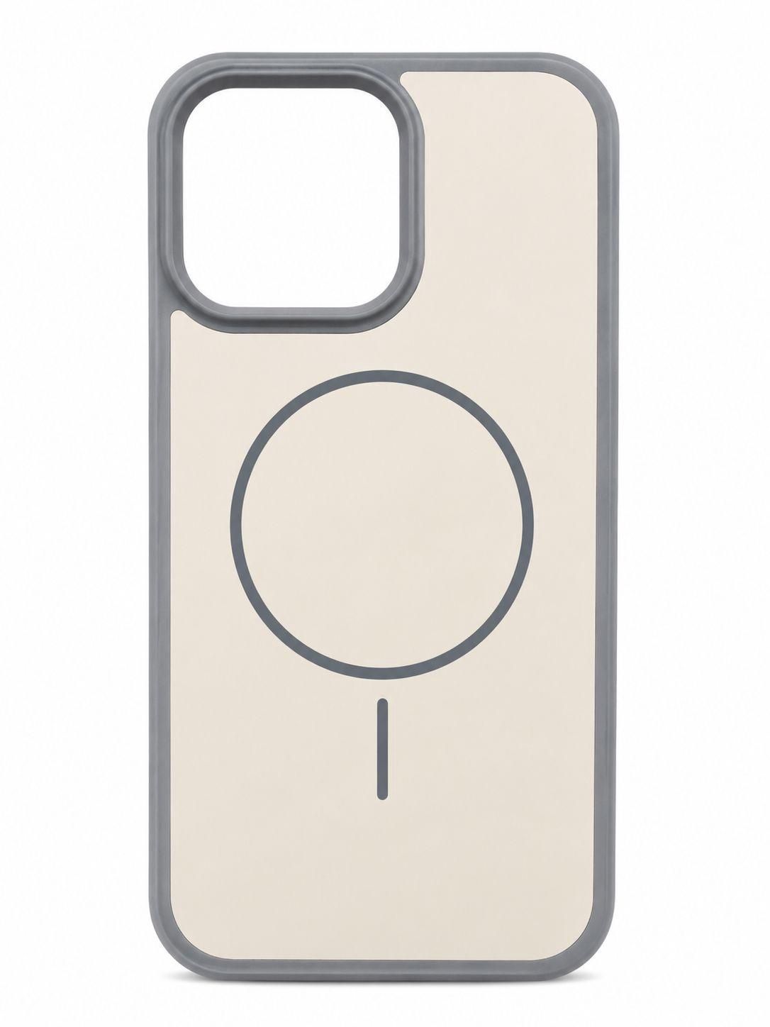 Sky Colorful Magsafe Case for Iphone 12/12 Pro- Ash Gray