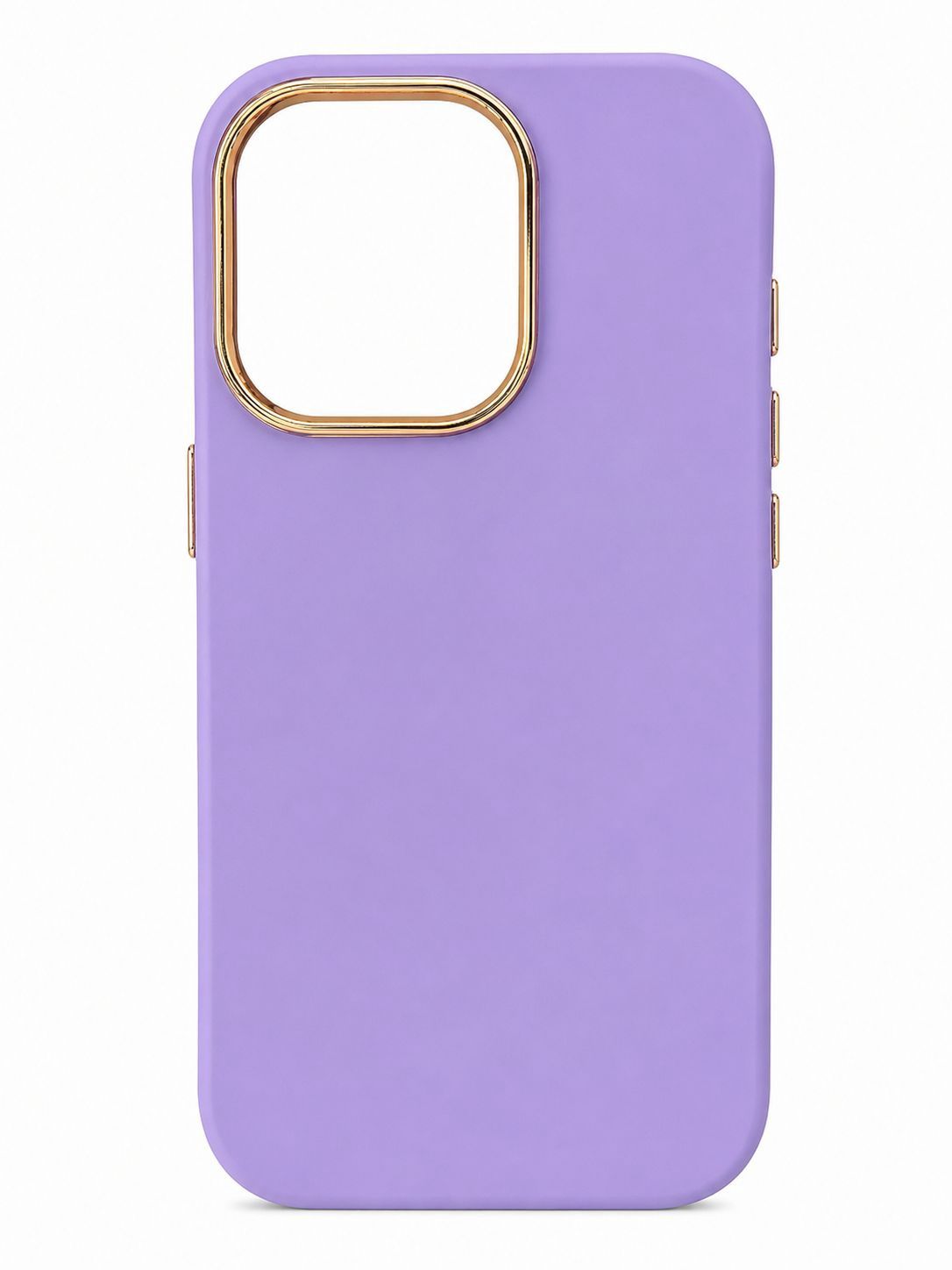 Classy Slick Chrome Around Hybrid Case Cover For Iphone 16 Pro- Lilac Purple