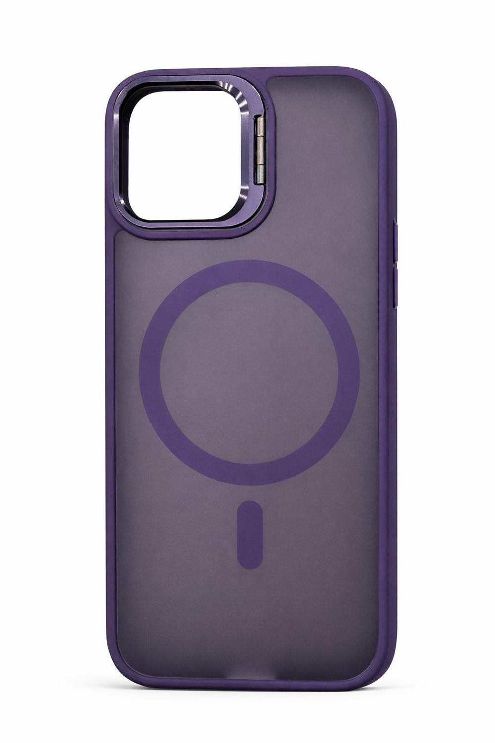 Sky Magnetic Case with Camera Kick Stand for Iphone 16 Pro-Purple