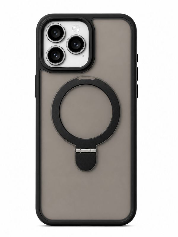 U3 Magnetic Kickstad Case + camera protector for Iphone 14 Pro Max - Black