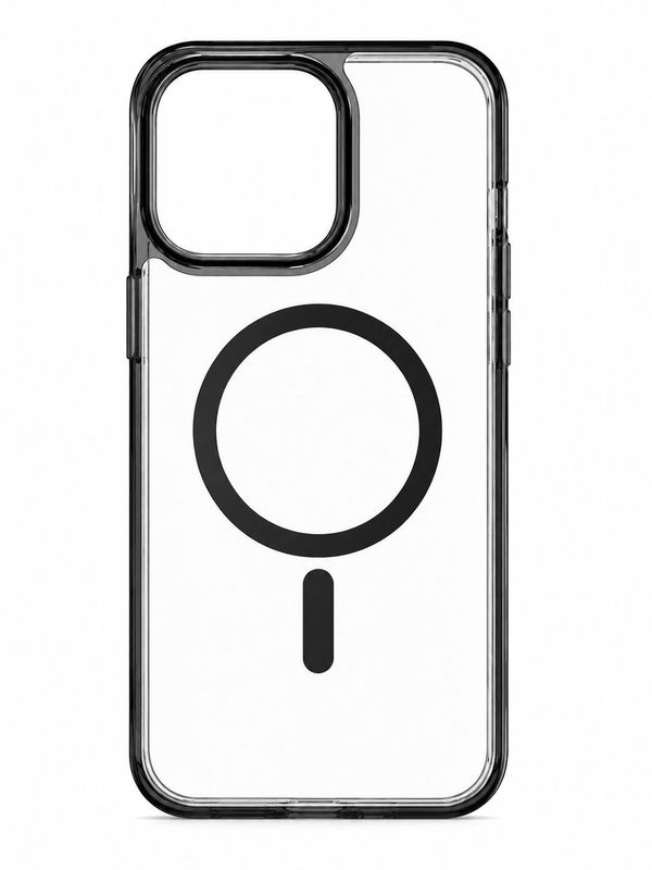 LY Clear Magsafe Case for Iphone 14 Pro Max-Black Accent