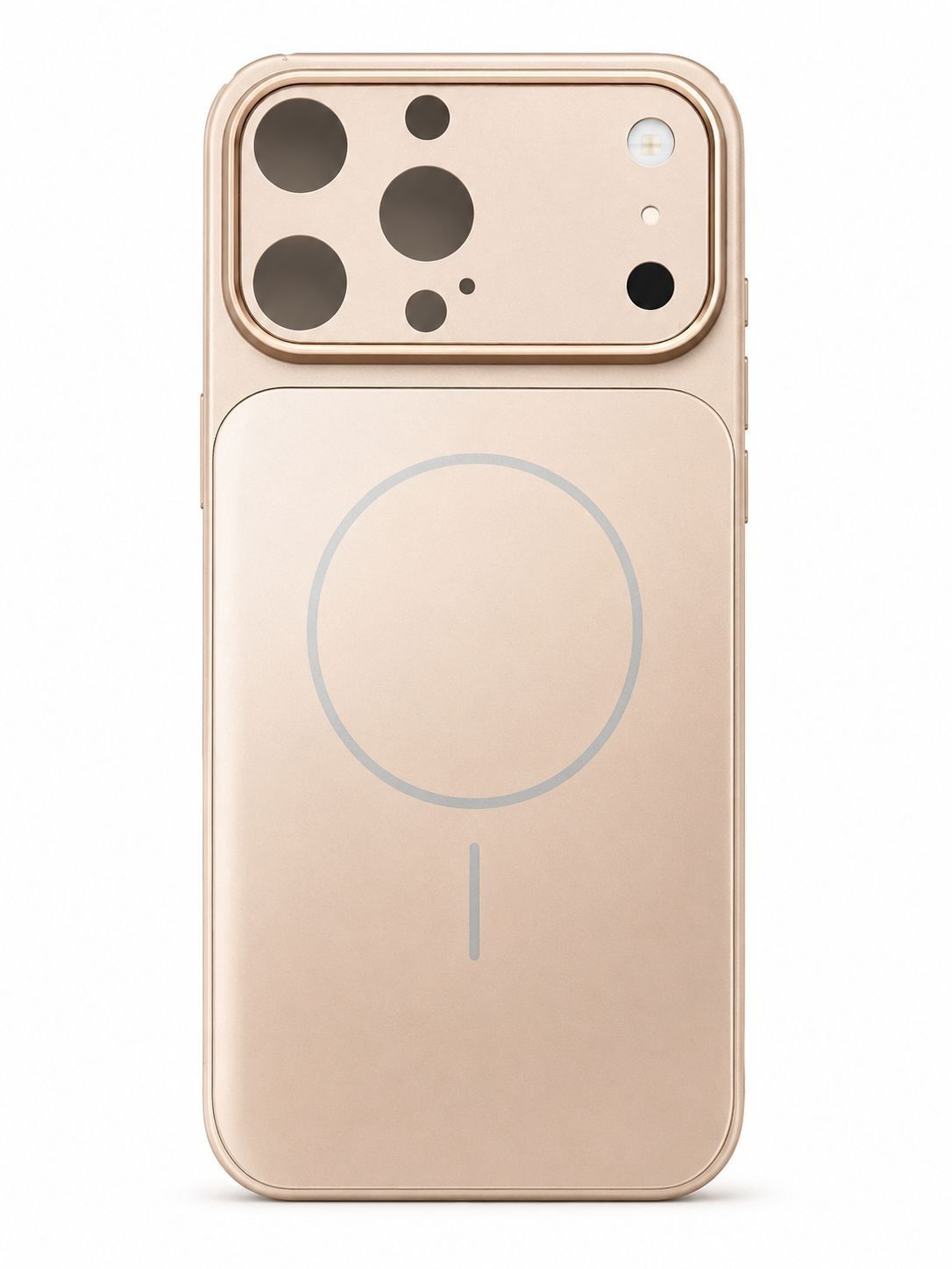 Corning Glass Matte Plated Magnetic Phone for Iphone 14 Pro Max - Cream