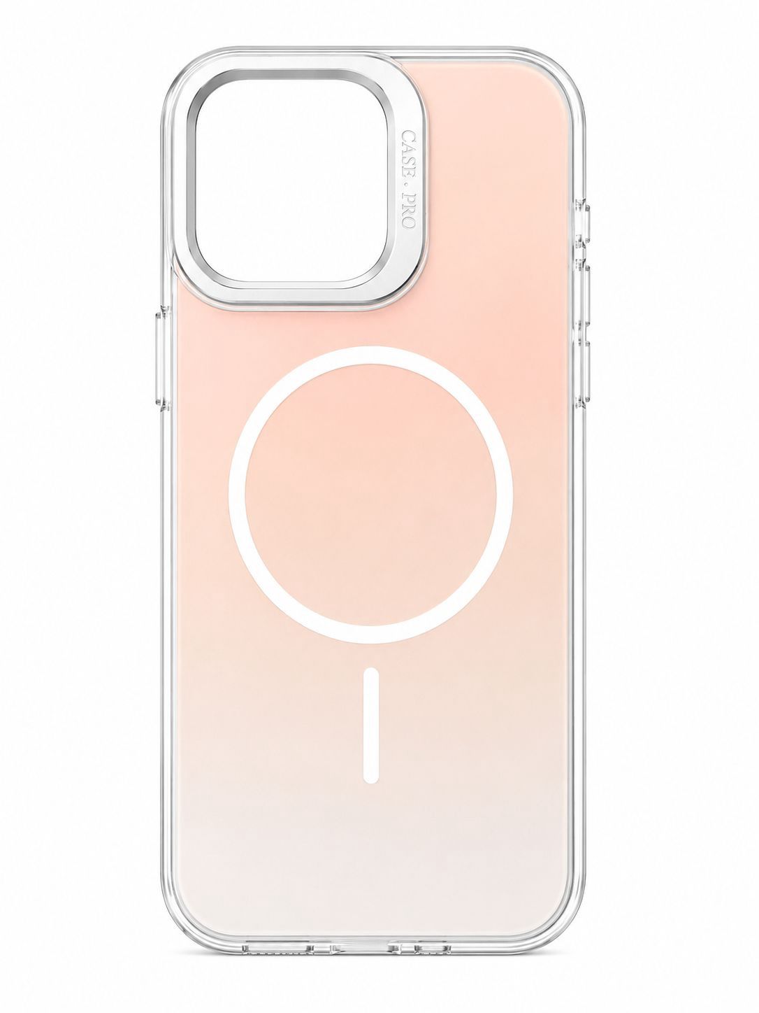 COLORFUL CASE for Iphone 14 Pro Max -White / peach