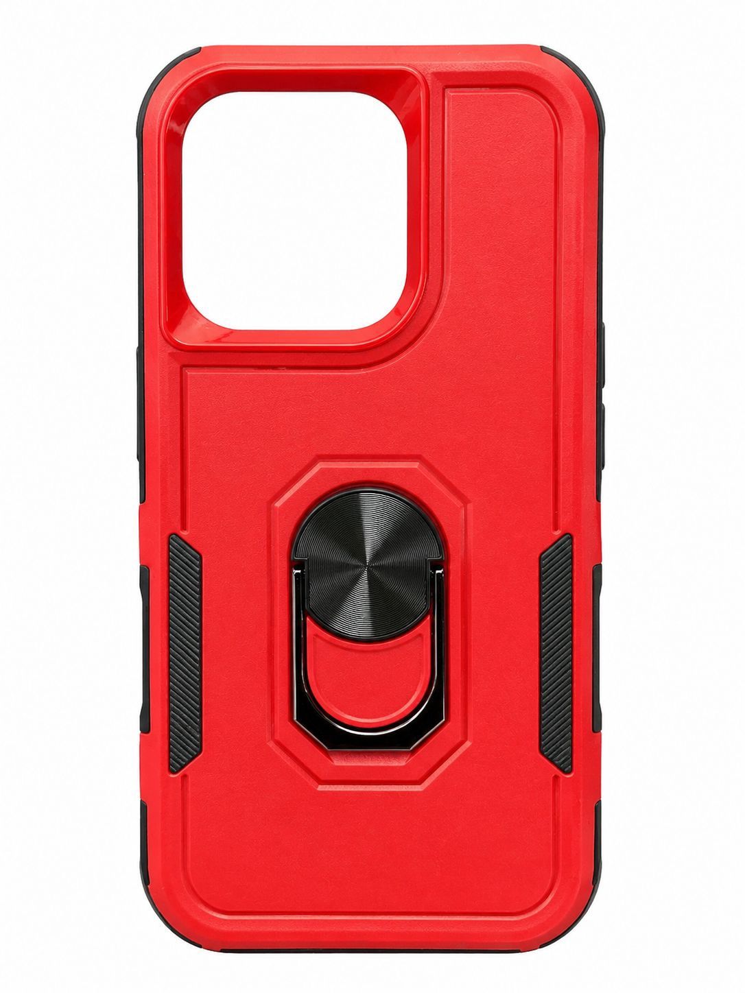 Commuter Case with Kickstand Case for Iphone 16 Pro- RedCommuter Case with Kickstand Case for Iphone 16 Pro- Red