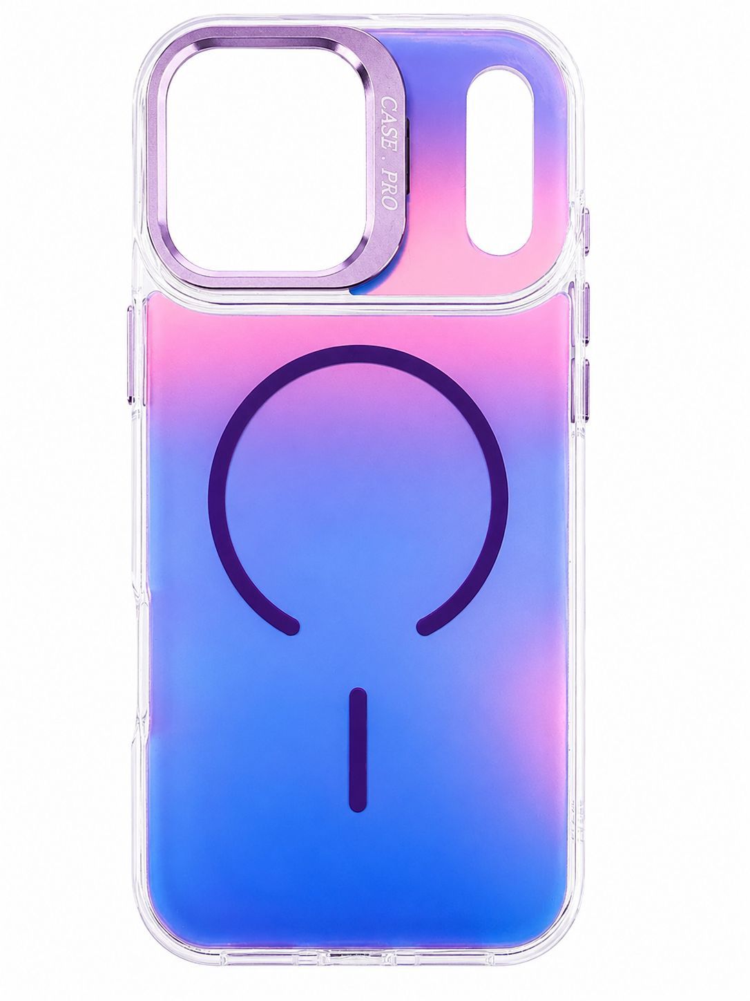 Colorful Case With Camera Kickstand Iphone 17 Pro Max -Purple