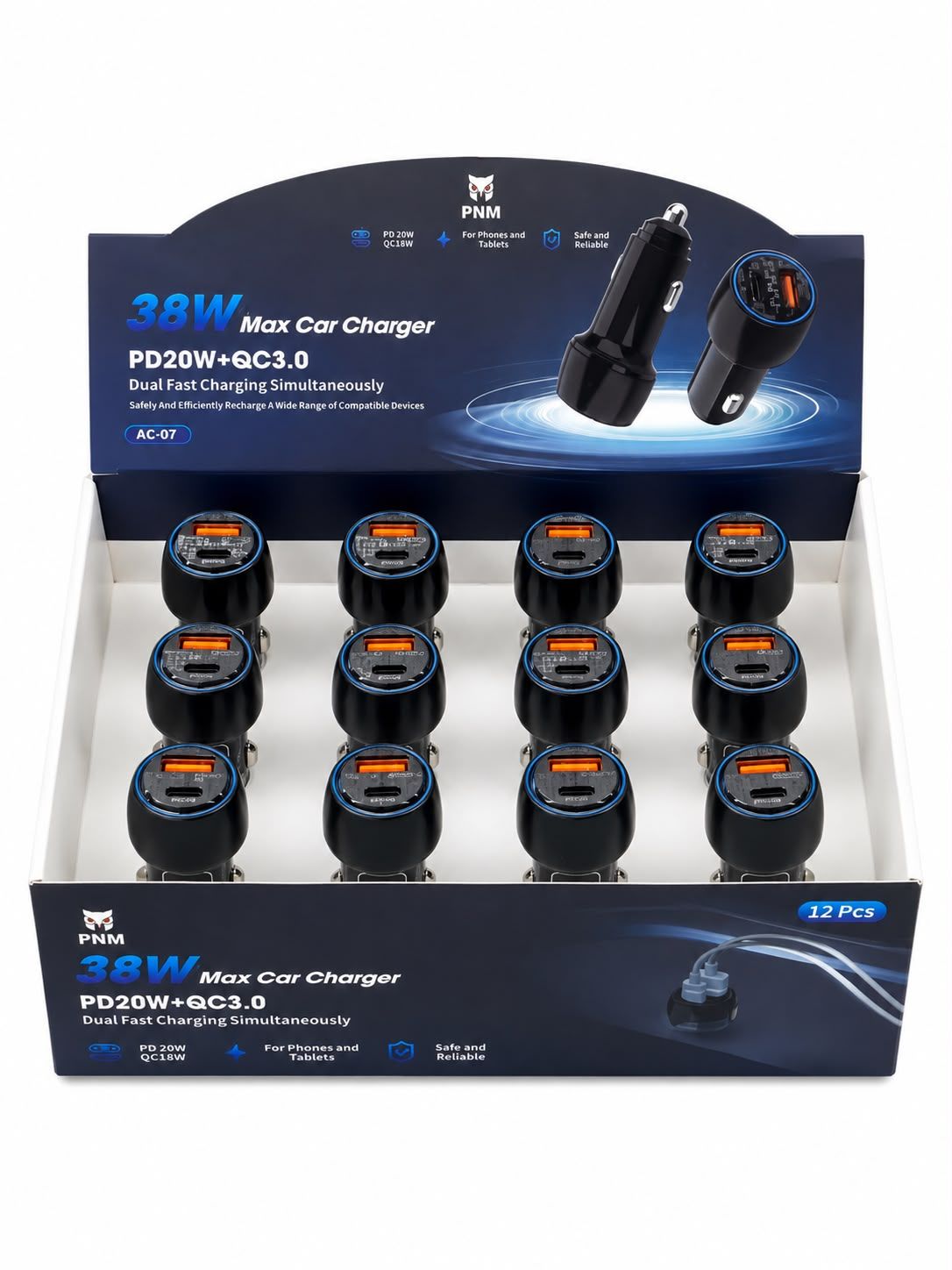 PNM CAR BLOCK 38W SET OF12 PCS