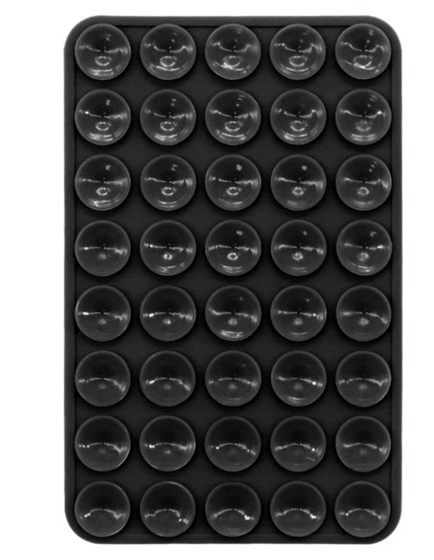 Phone holder silicone suction cup- black