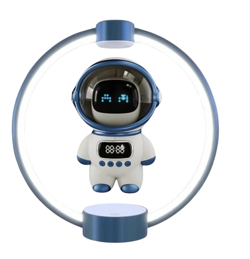 Desktop ornament magnetic levitation Bluetooth - Blue
