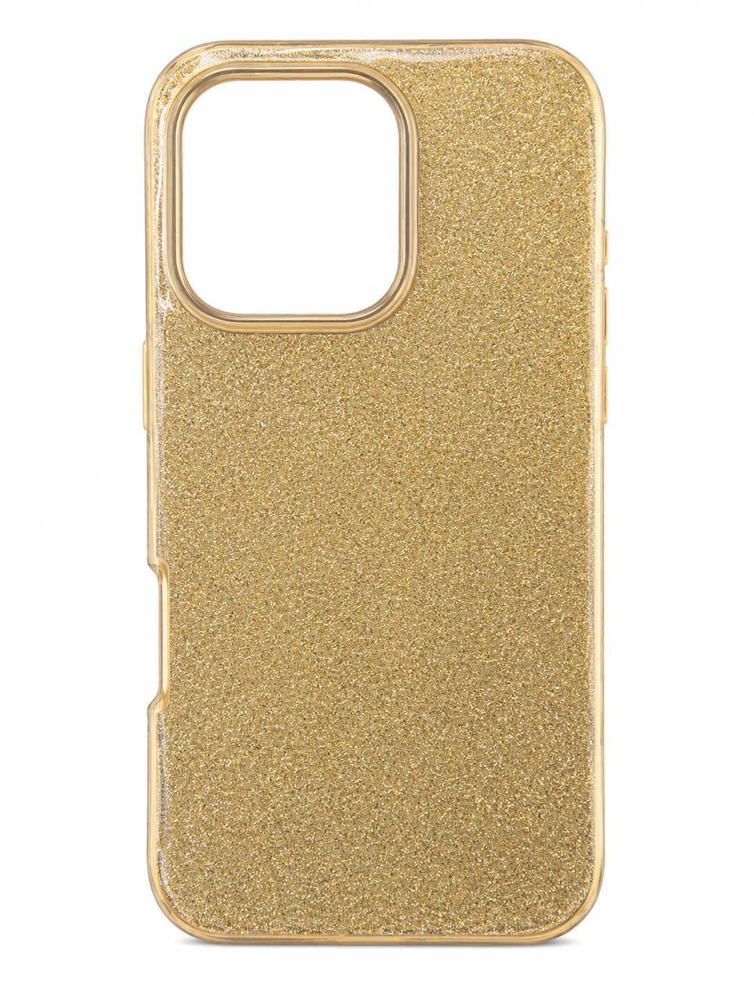 Glitter Powder Case for Iphone 16 Pro- Gold Glitter