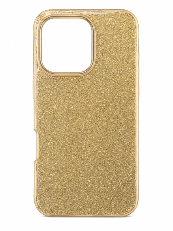 Glitter Powder Case for Iphone 16 Pro- Gold Glitter