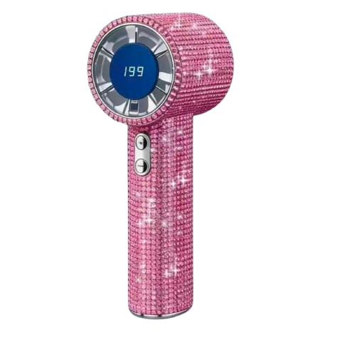 S5 diamond studded small fan -Pink