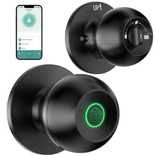 K10 intelligent spherical fingerprint lock-BLACK
