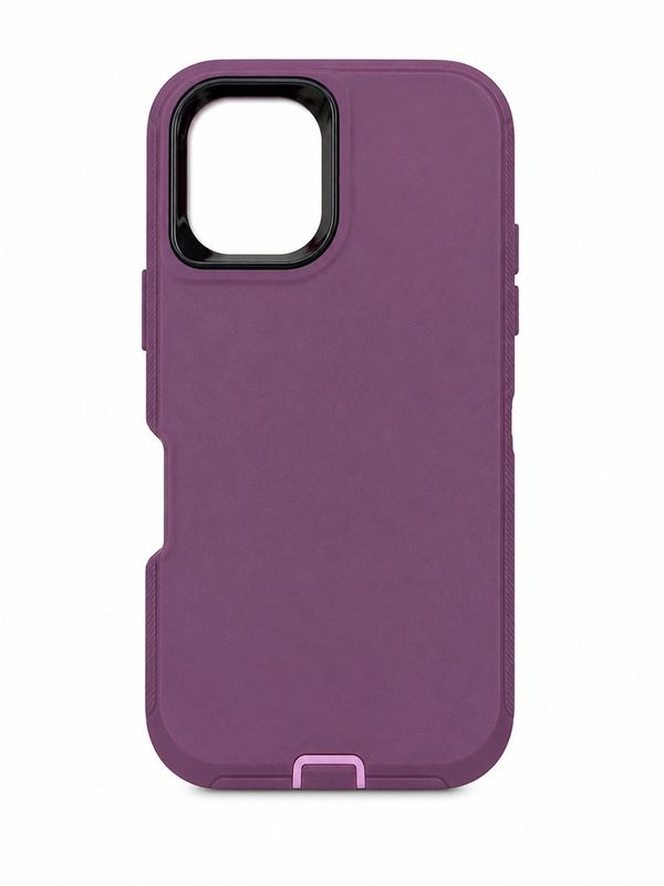 Defender case box packing for Iphone 16 - Purple