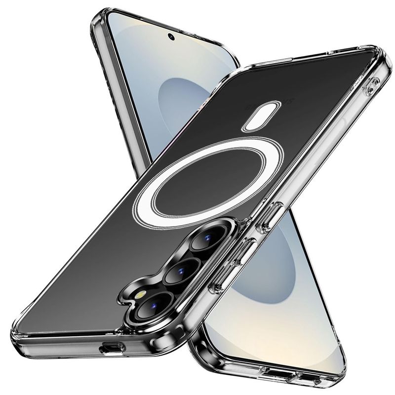 Thick Transparent [Magnetic Circle] Shockproof Hybrid For Samsung s26 Plus- Clear