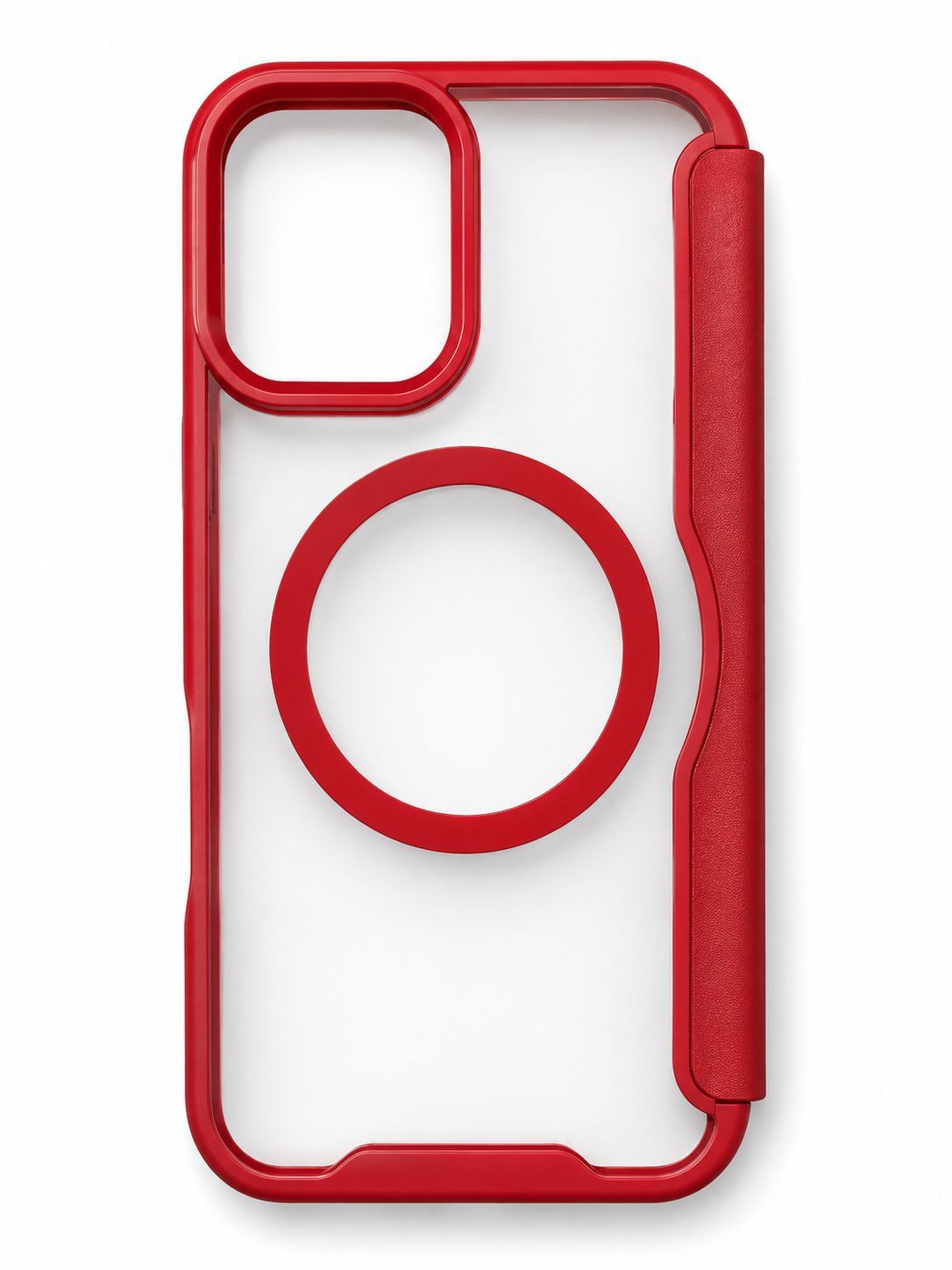 XJ Flip case with magsafe for Iphone 16- red