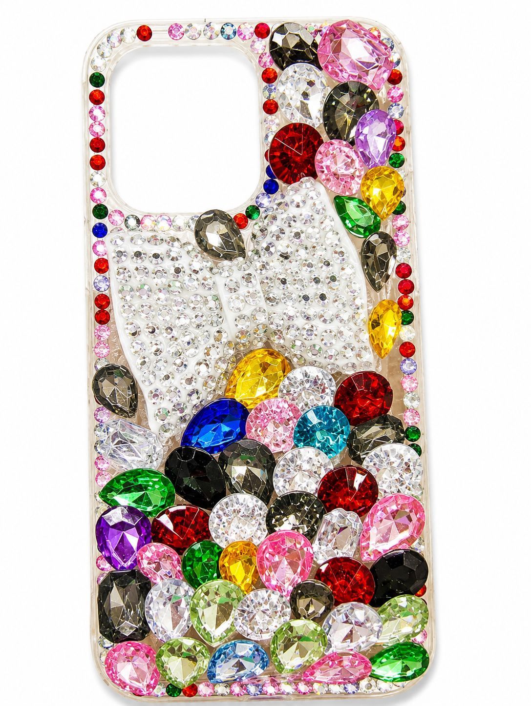 Big Diamond Ch Bling Case for Iphone 14 Pro Max - Multi-Color