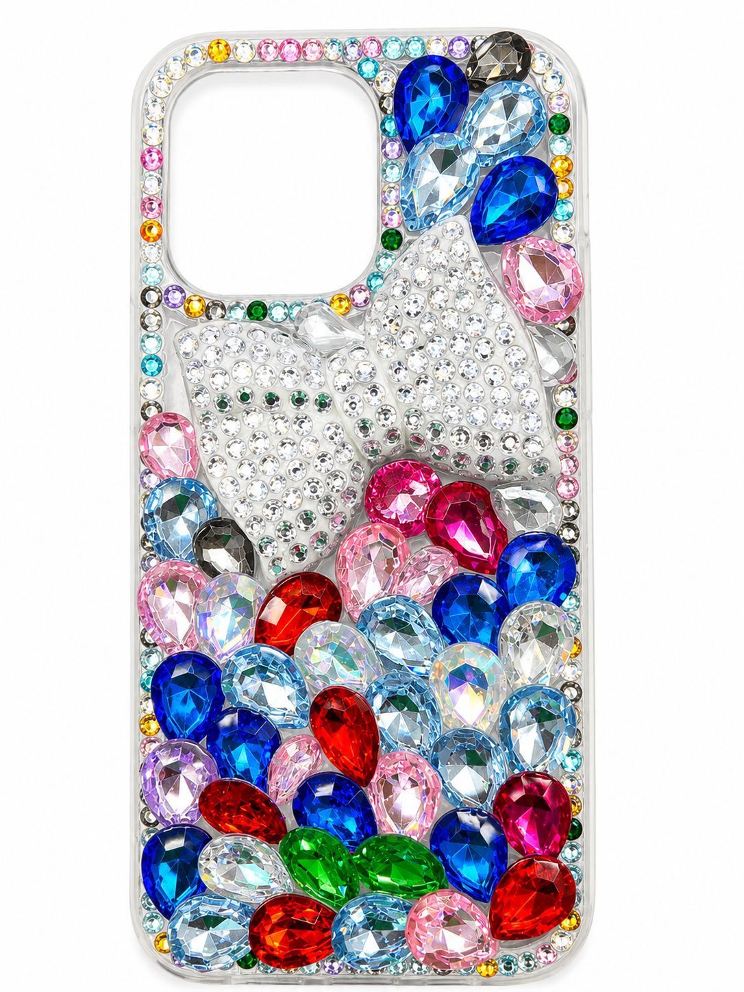 Big Diamond Ch Bling Case for Iphone 14 Pro Max - Multi Color