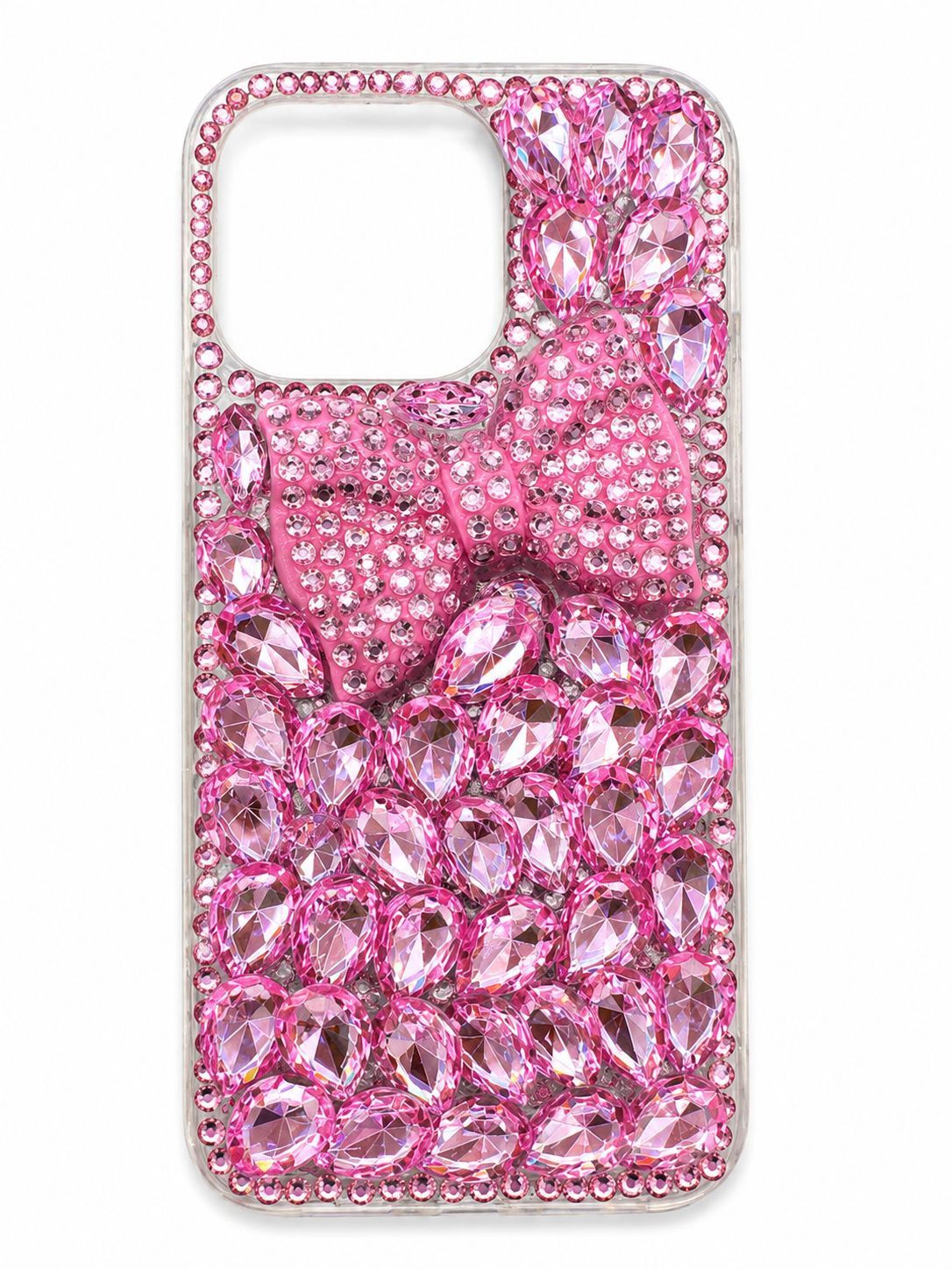Big Diamond Ch Bling Case for Iphone 14 Pro Max -Pink