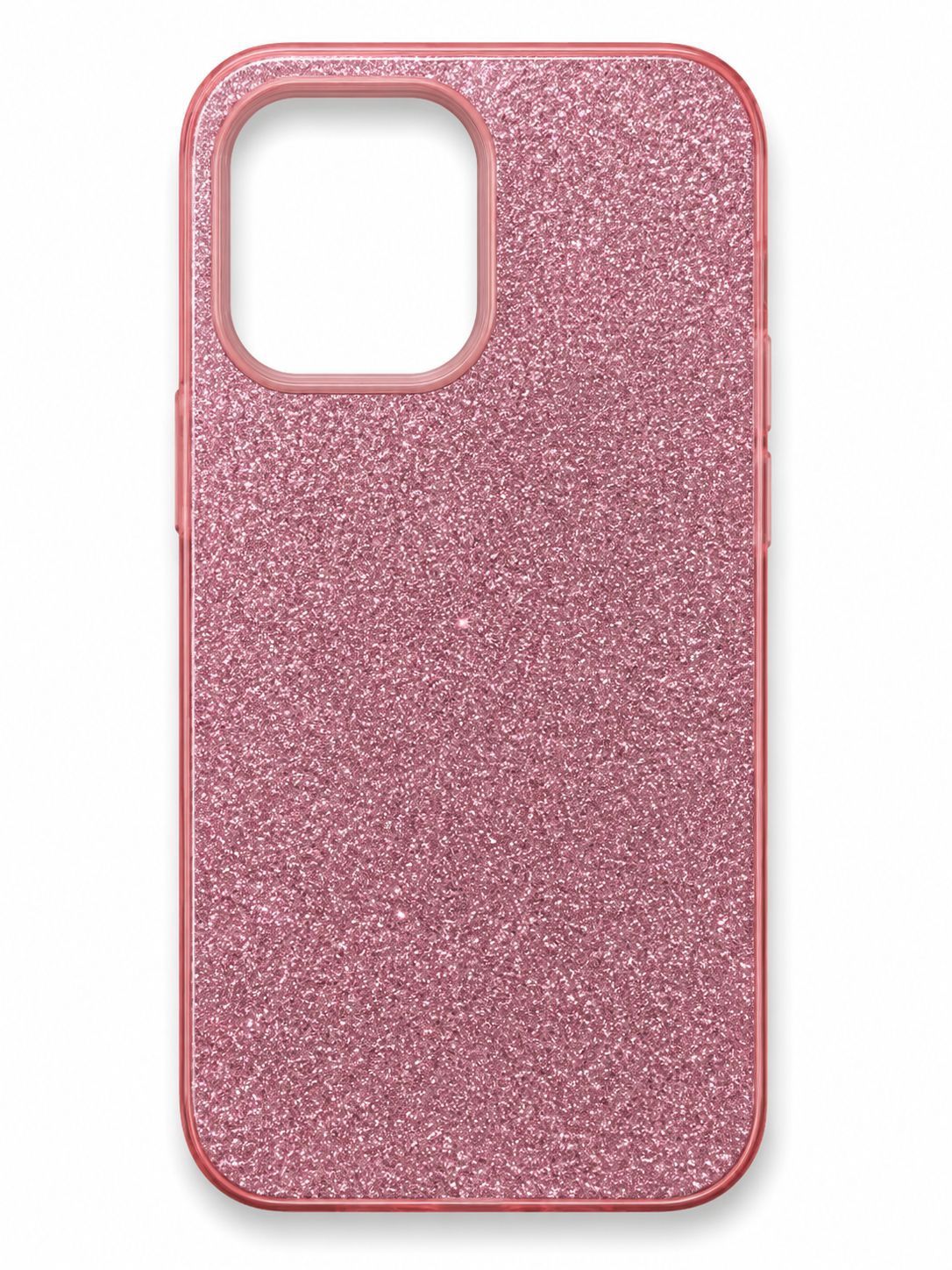 Glitter powder three in one mobile phone case for Iphone 14 Pro Max - Pink